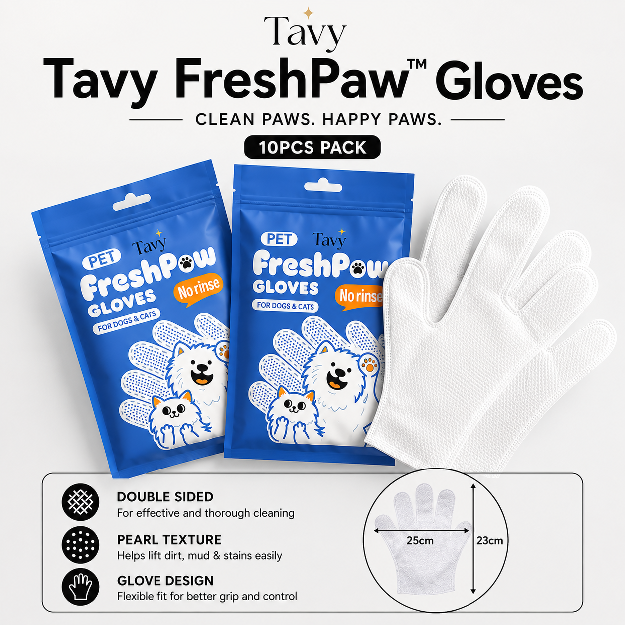 FreshPaw™ Pet Cleaning Gloves