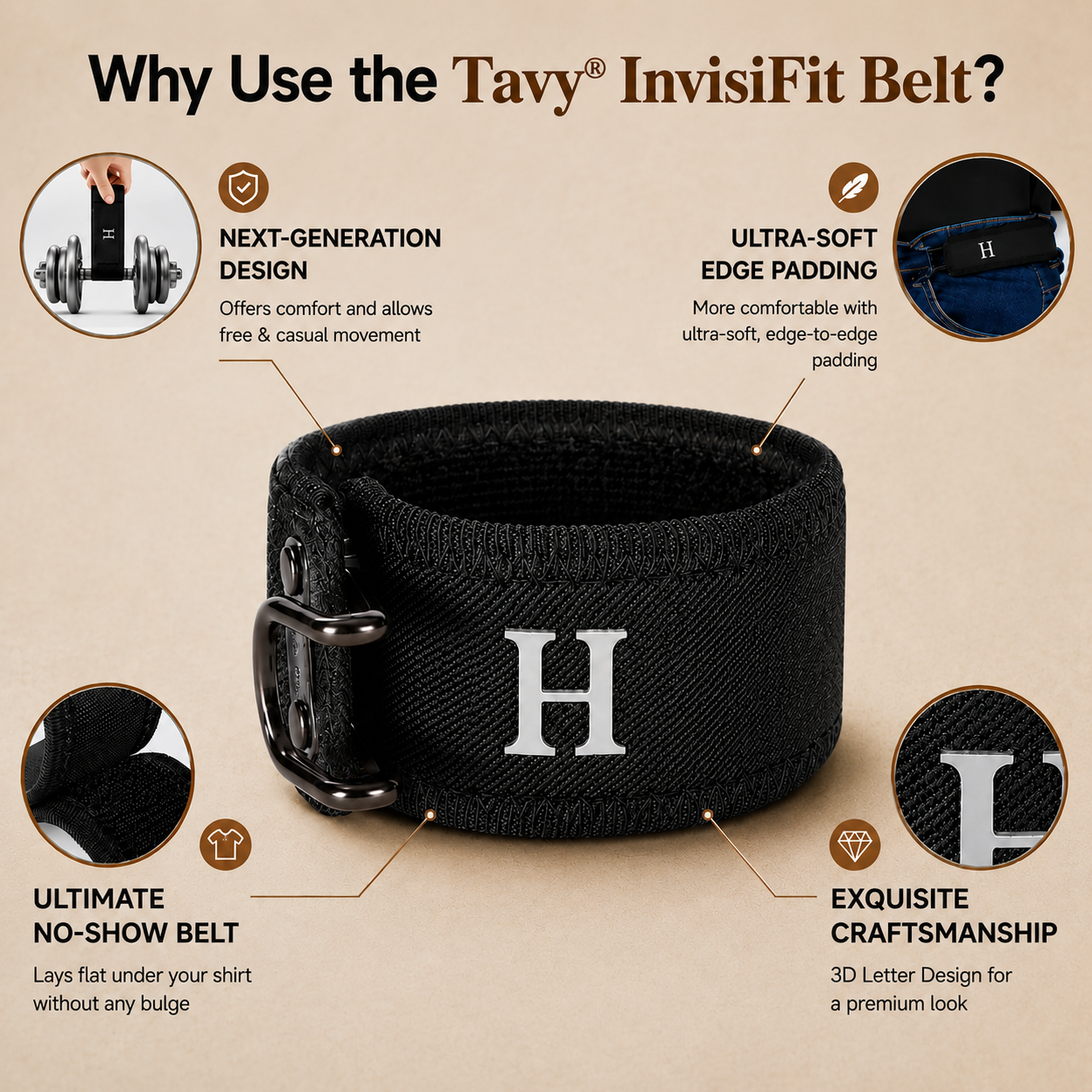 Tavy® InvisiFit Belt
