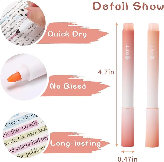 Aesthetic Cute Highlighters