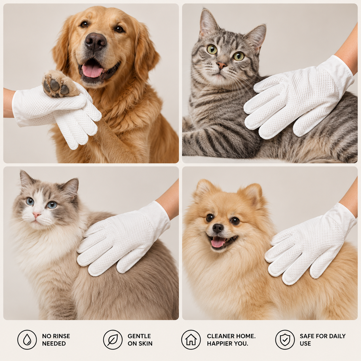 FreshPaw™ Pet Cleaning Gloves