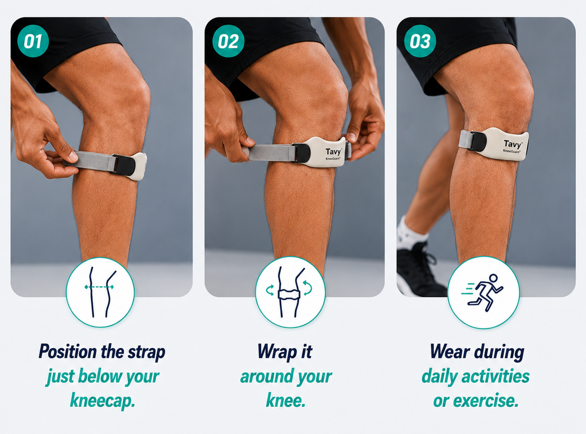 Tavy® KneeGuard™ Patella Strap