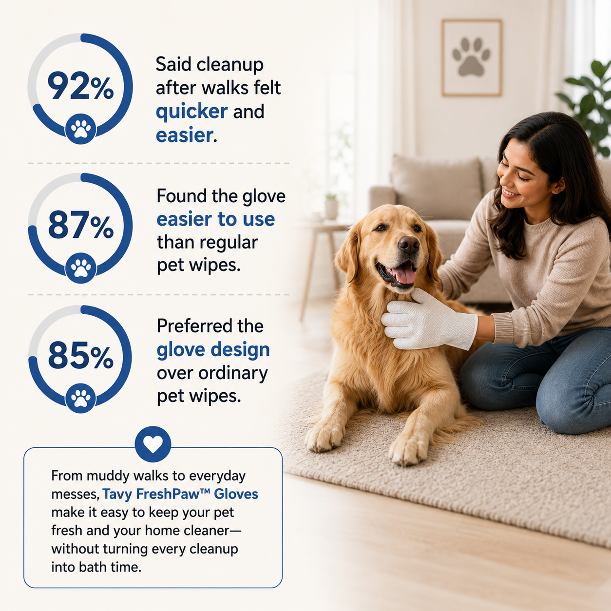 FreshPaw™ Pet Cleaning Gloves