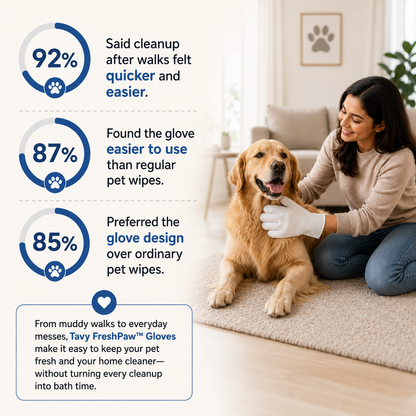 FreshPaw™ Pet Cleaning Gloves